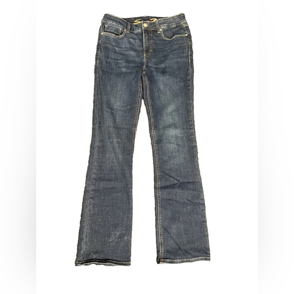 Seven7 Jeans Women 8 Boot Cut Slim High Rise Tummyless Stretch Denim 30X32 - Picture 1 of 11